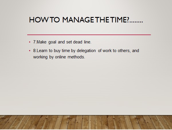 Time Management