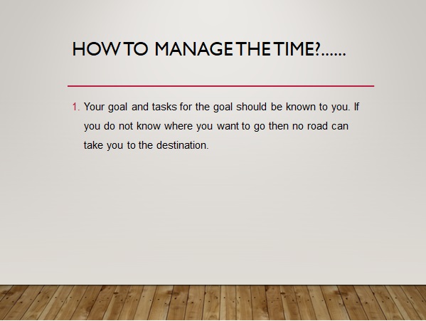 Time Management